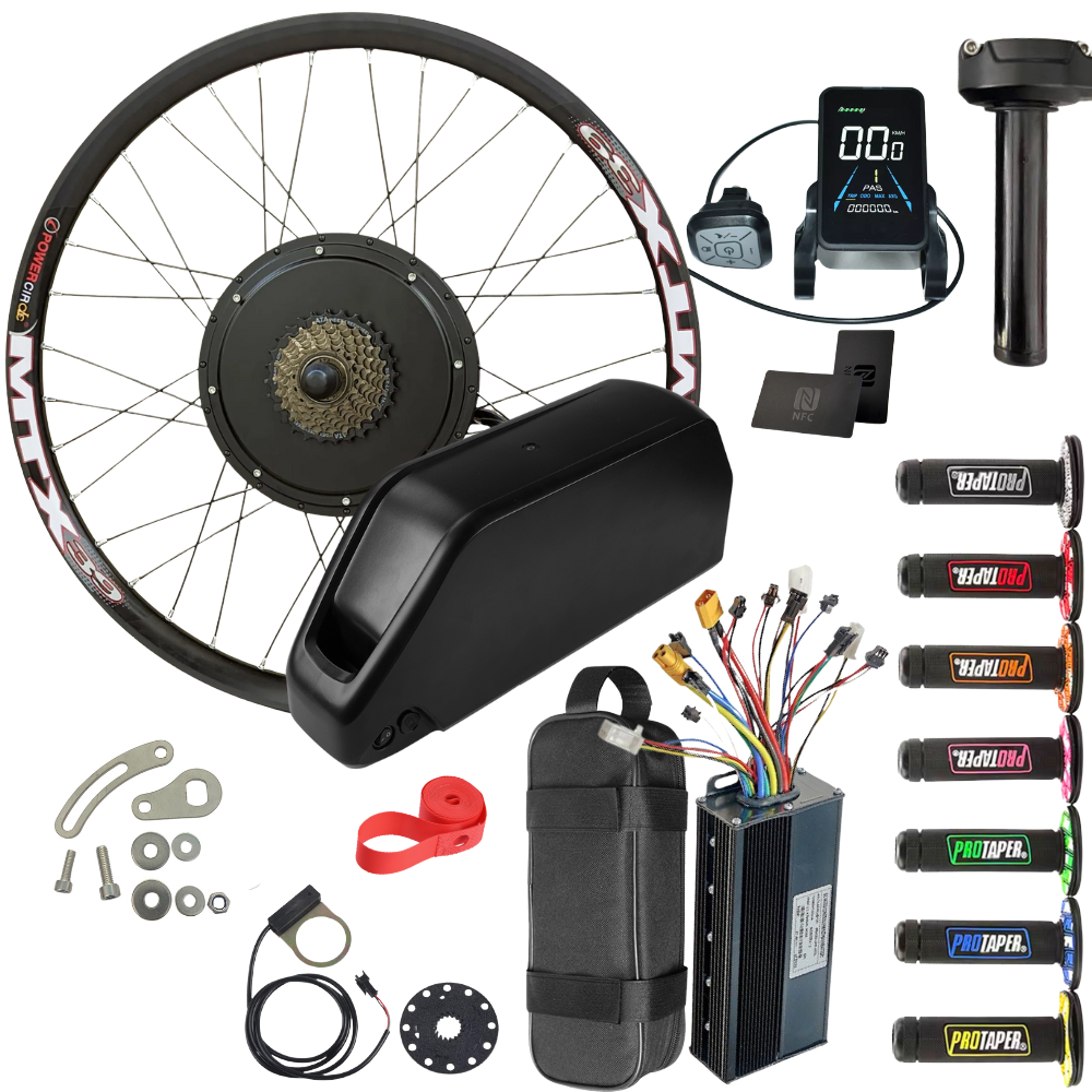 2000w E-Bike Conversion Kit + 52v 20ah Battery – Lecky Rider