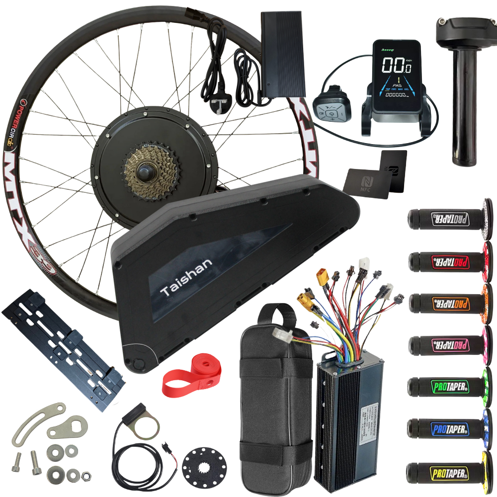bicycle conversion kit to electric 2000w E-Bike + 52v 25ah Triangle Battery – Lecky Rider SHIMANO Baitcasting Reel SLX Transform your bike with daiwa bg lt Color:Perch/Black/Bone