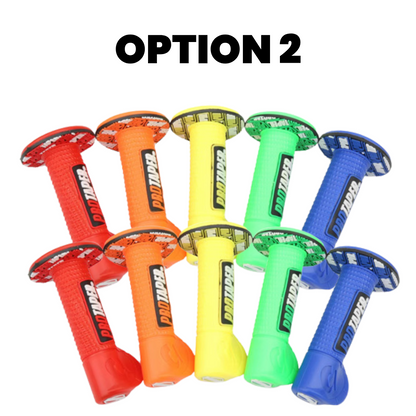 Pro Taper style grips detail view