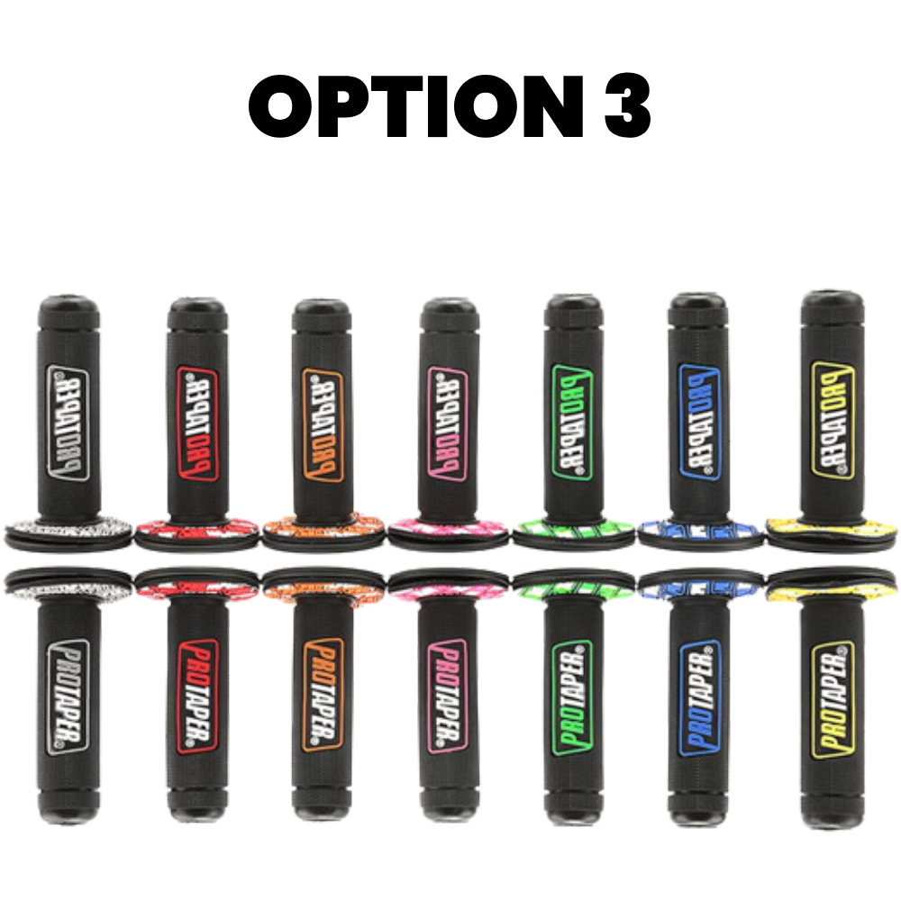 Pro Taper style grips anti-slip pattern